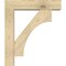 Ekena Millwork Westlake Block Rough Sawn Bracket w/ Offset Brace, Douglas Fir, 6"W x 24"D x 28"H BKT0604X24X28WTL05RDF - alternate 4